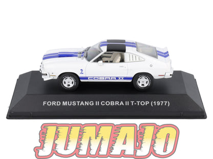 MUS36 Voiture 1/43 Altaya MUSTANG : FORD Mustang II Cobra II T-TOP 1977