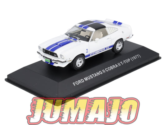 MUS36 Voiture 1/43 Altaya MUSTANG : FORD Mustang II Cobra II T-TOP 1977