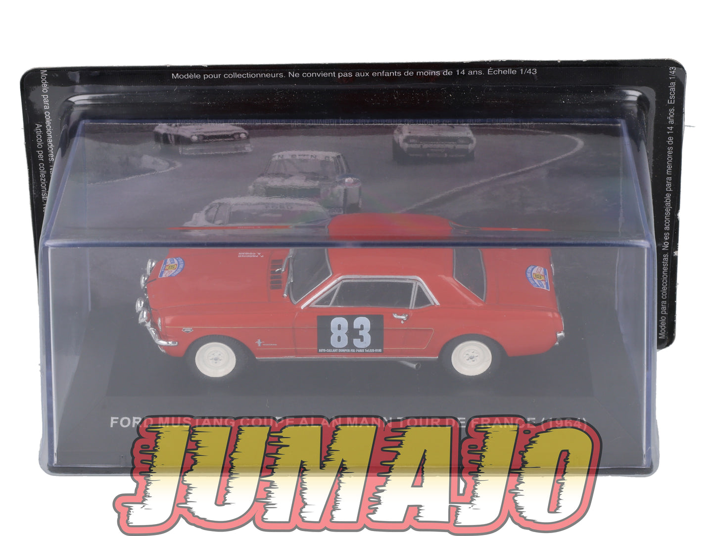 MUS42 Voiture 1/43 Altaya MUSTANG : Mustang Coupé Alan Mann Tour De France 1964