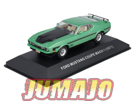 MUS44 Voiture 1/43 Altaya MUSTANG : FORD Mustang Coupe Mach 1 1971