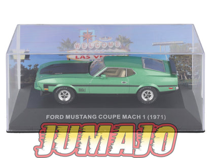 MUS44 Voiture 1/43 Altaya MUSTANG : FORD Mustang Coupe Mach 1 1971