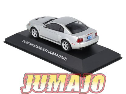 MUS46 Voiture 1/43 Altaya MUSTANG : FORD Mustang SVT Cobra 2003