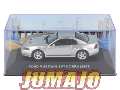 MUS46 Voiture 1/43 Altaya MUSTANG : FORD Mustang SVT Cobra 2003