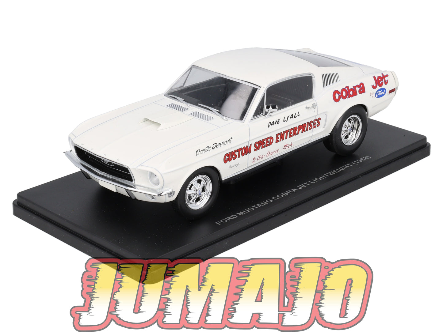 MUS51 Voiture 1/24 Altaya MUSTANG : FORD Mustang Cobra Jet Lightweight 1968