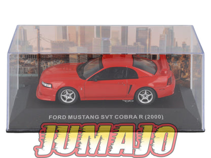 MUS55 Voiture 1/43 Altaya MUSTANG FORD Mustang SVT Cobra R 2000