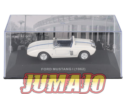 MUS57 Voiture 1/43 Altaya MUSTANG FORD Mustang Cabriolet 1962