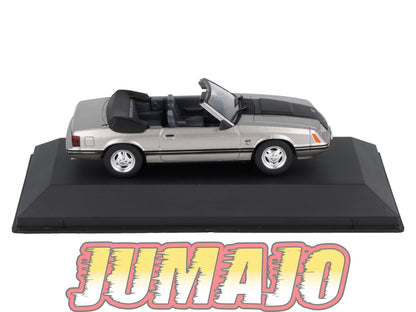 MUS63 Voiture 1/24 Altaya MUSTANG : FORD MUSTANG GT CONVERTIBLE 1983