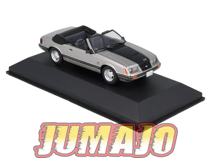 MUS63 Voiture 1/24 Altaya MUSTANG : FORD MUSTANG GT CONVERTIBLE 1983