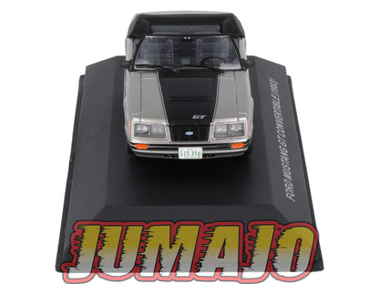 MUS63 Voiture 1/24 Altaya MUSTANG : FORD MUSTANG GT CONVERTIBLE 1983