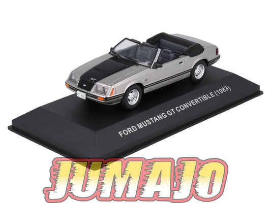 MUS63 Voiture 1/24 Altaya MUSTANG : FORD MUSTANG GT CONVERTIBLE 1983