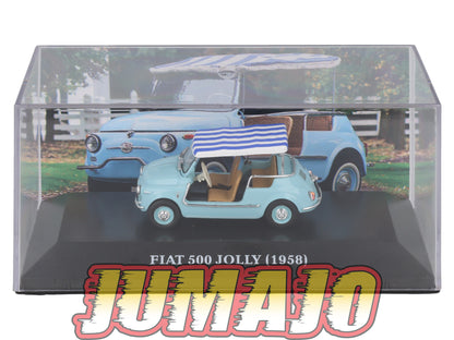 MVA12 Micro Voitures d'antan 1/43 Hachette FIAT 500 Jolly 1958