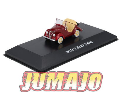 MVA20 Micro Voitures d'antan 1/43 Hachette ROLLUX Baby 1950