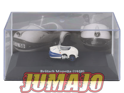 MVA25 Micro Voitures d'antan 1/43 Hachette BRÜTSCH Mopetta 1958