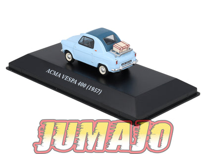 MVA2 Micro Voitures d'antan 1/43 Hachette ACMA Vespa 400 1957