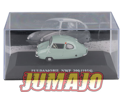 MVA46 Micro Voitures d'antan 1/43 Hachette FULDAMOBIL NWF 200 1954