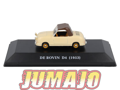 MVA4 Micro Voitures d'antan 1/43 Hachette DE ROVIN D4 1953