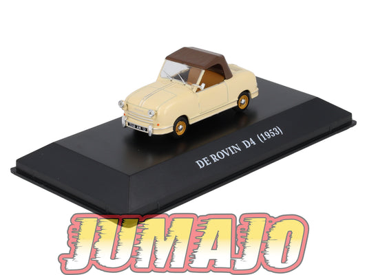 MVA4 Micro Voitures d'antan 1/43 Hachette DE ROVIN D4 1953