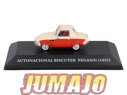 MVA52 Micro Voitures d'antan 1/43 Hachette AUTONACIONAL Biscuter Pegasin 1957