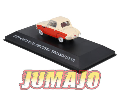 MVA52 Micro Voitures d'antan 1/43 Hachette AUTONACIONAL Biscuter Pegasin 1957