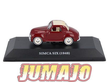 MVA70 Micro-Voitures d'antan 1/43 Hachette : SIMCA Six 1948