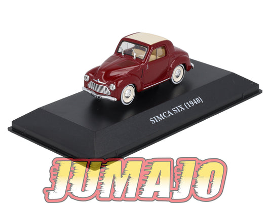 MVA70 Micro-Voitures d'antan 1/43 Hachette : SIMCA Six 1948