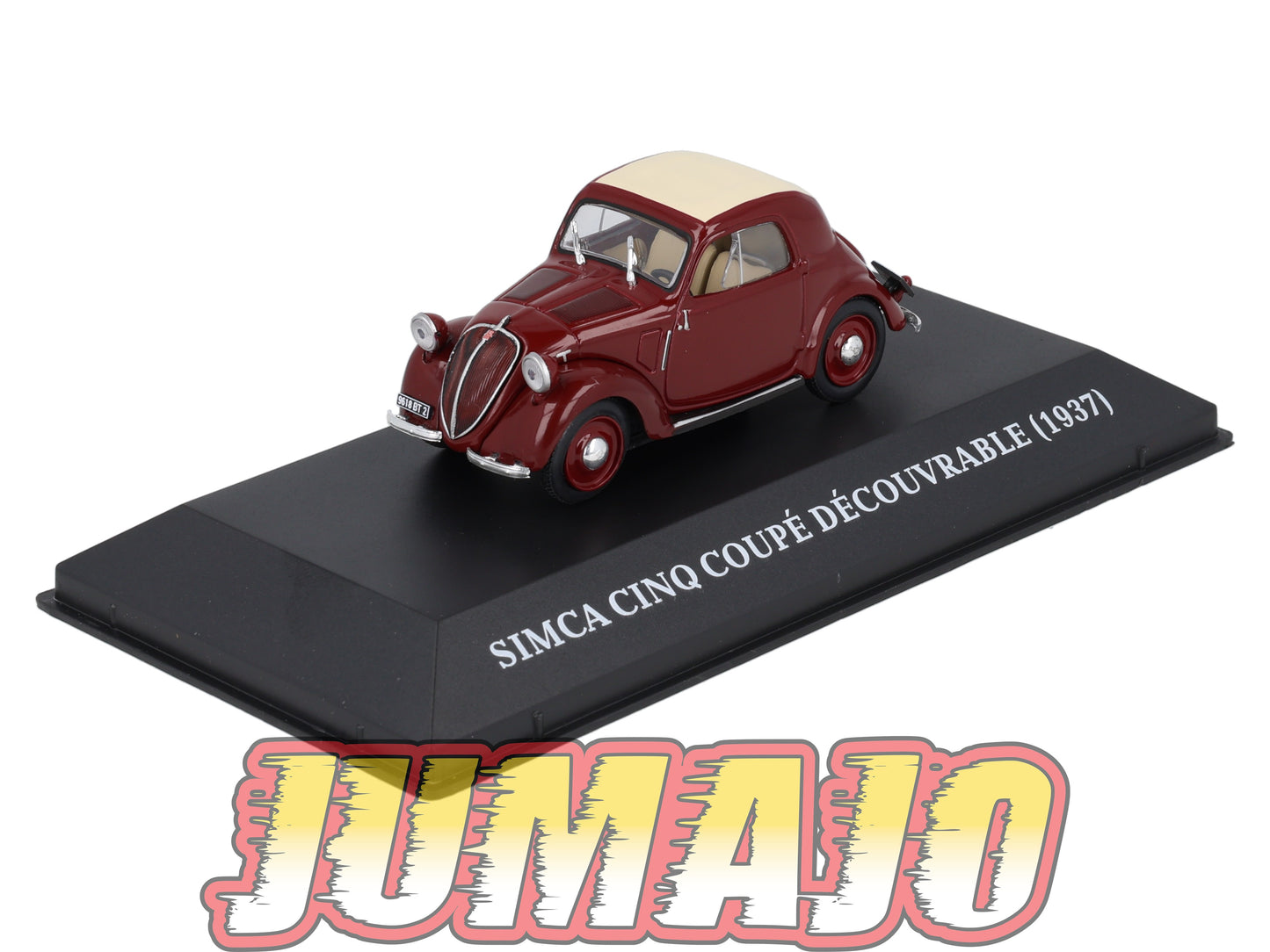 MVA75 Micro Voitures d'antan 1/43 Hachette : SIMCA Cinq Coupé Découvrable 1937