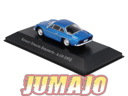 MX13 1/43 IXO DéAgostini Véhicules du Mexique RENAULT Dinalpin Berlinette A 110 1972