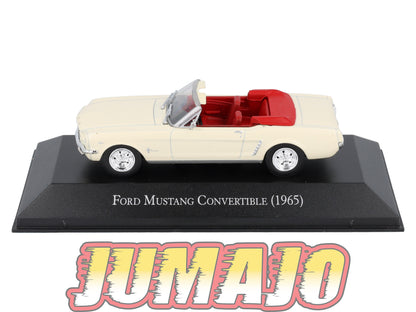 MX15 1/43 IXO DéAgostini Véhicules du Mexique : FORD Mustang Convertible 1965