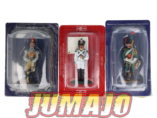 NAP25 LOT 3 SOLDATS plomb NAPOLEON Hobby& Work : grenadiers chasseur voltigeur