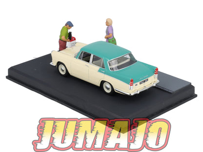 NB10 Voiture IXO 1/43 Diorama Route bleue AUSTIN Cambridge "les touristes anglais"