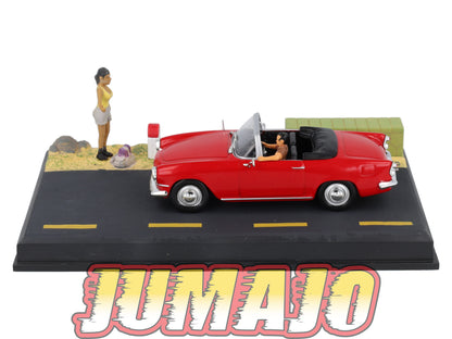 NB1 voiture IXO 1/43 diorama route bleue SIMCA Océane Autostop N7 Grand Corniche