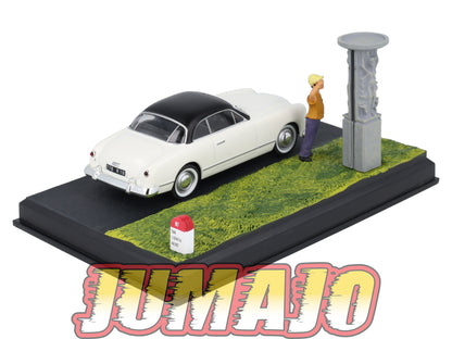 NB29 Voiture IXO 1/43 Diorama Route bleue FORD Comete "Monument latitude 45"