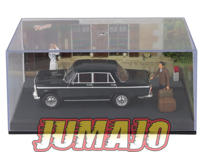 NB38 Voiture IXO 1/43 Diorama Route bleue SEAT 1500 L'Hôtel des Voyageurs