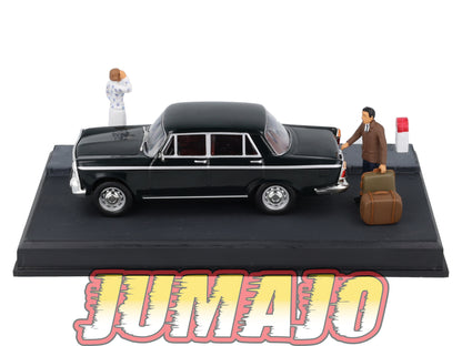 NB38 Voiture IXO 1/43 Diorama Route bleue SEAT 1500 L'Hôtel des Voyageurs