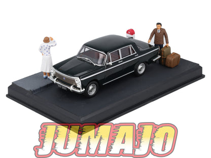 NB38 Voiture IXO 1/43 Diorama Route bleue SEAT 1500 L'Hôtel des Voyageurs