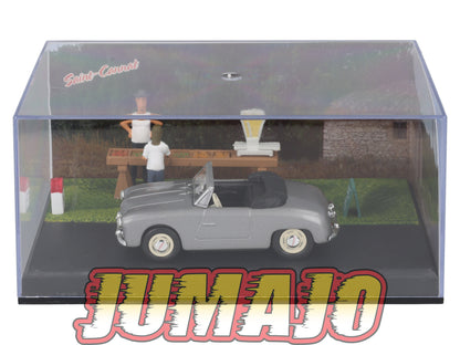 NB40 Voiture IXO 1/43 Diorama Route bleue PANHARD Dyna Junior "Le marchand de fruits"