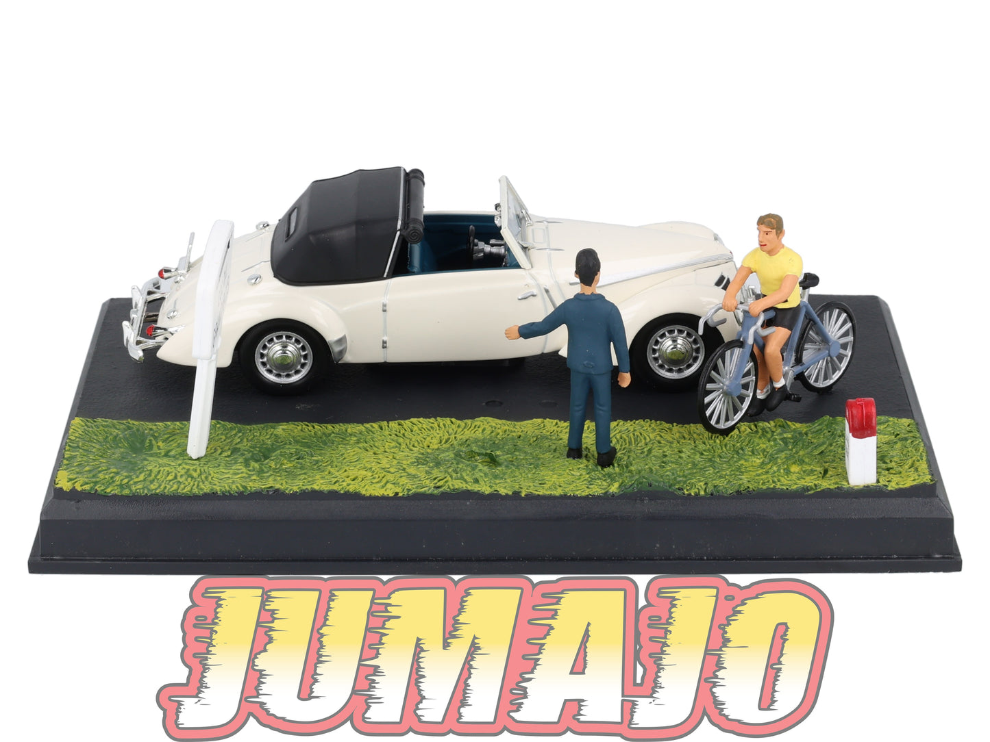 NB41 Voiture IXO 1/43 Diorama Route bleue ROSENGART Supertraction Le Col de la République