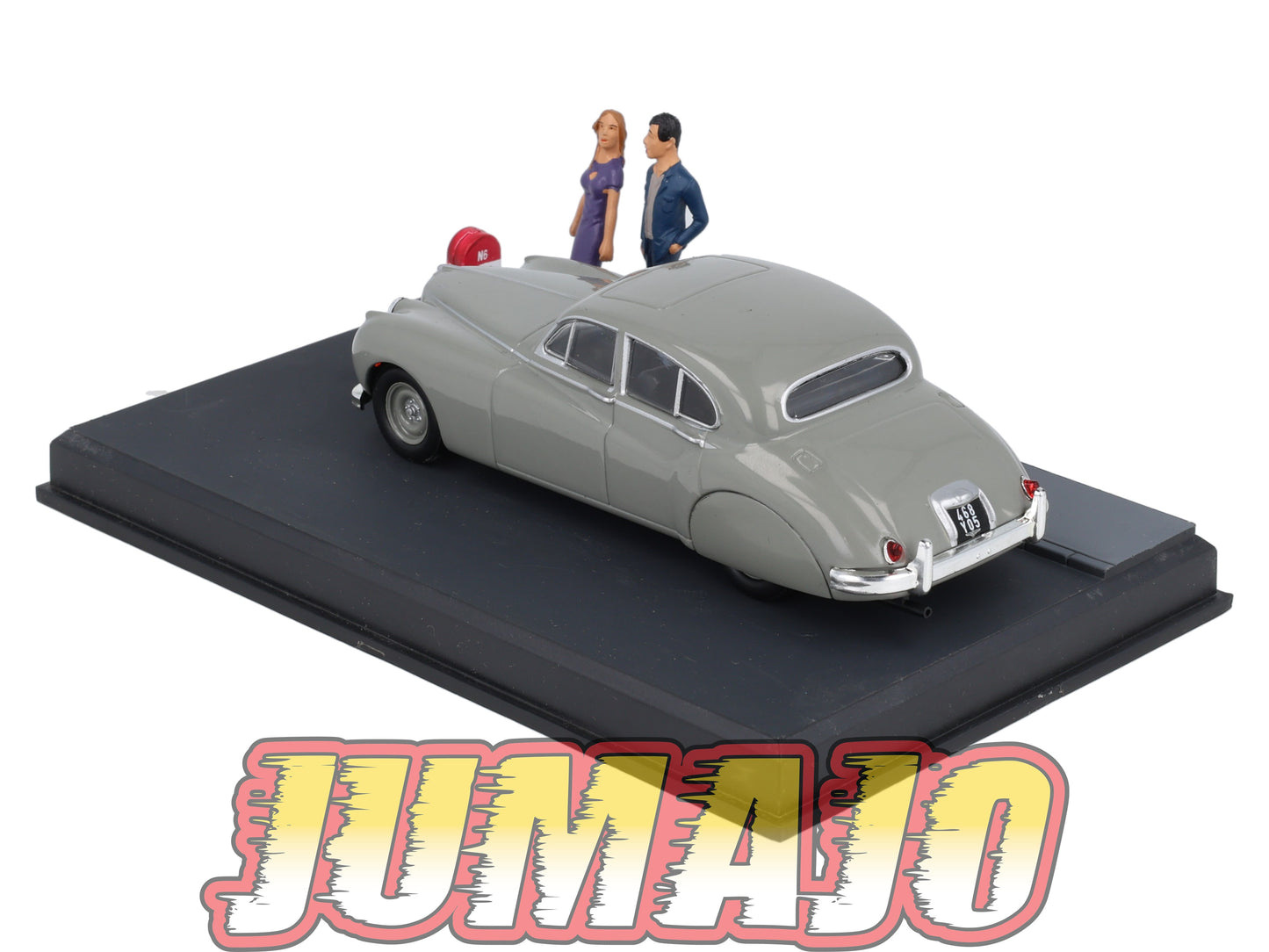 NB48 Voiture IXO 1/43 Diorama Route bleue JAGUAR MK VII "Le Relai"