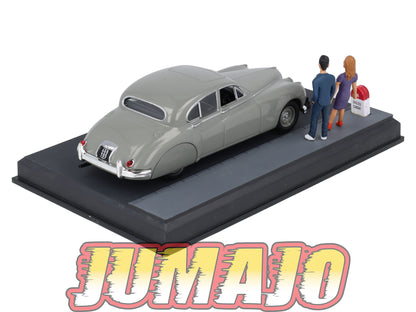 NB48 Voiture IXO 1/43 Diorama Route bleue JAGUAR MK VII "Le Relai"