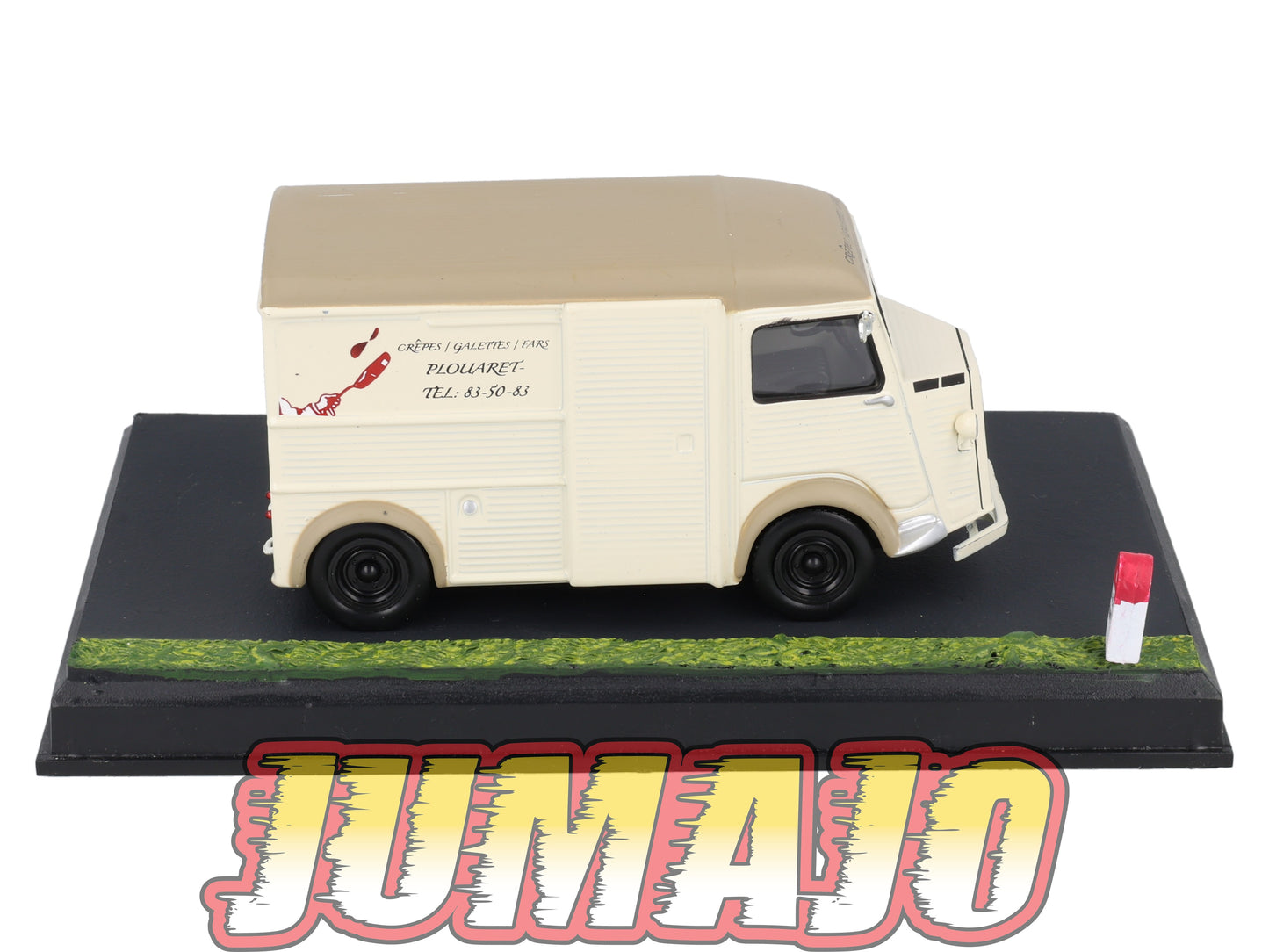 NB51 Voiture IXO 1/43 Diorama Route bleue CITROEN Type H "Marchand de crêpes"