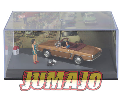 NB55 Voiture IXO 1/43 Diorama Route bleue RENAULT Floride La promenade des Anglais