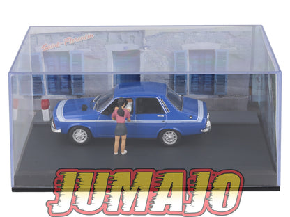 NB71 Voiture IXO 1/43 Diorama Route bleue RENAULT 12 Gordini "Les amoureux"