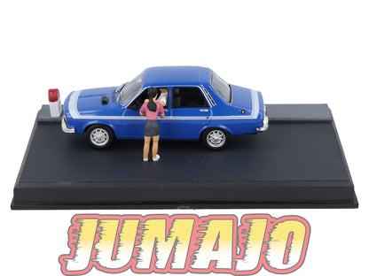 NB71 Voiture IXO 1/43 Diorama Route bleue RENAULT 12 Gordini "Les amoureux"