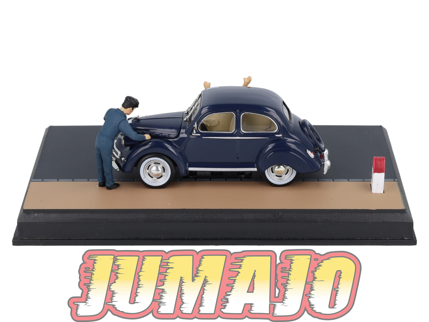 NB72 Voiture IXO 1/43 Diorama Route bleue PANHARD Dyna X "Le lavage"