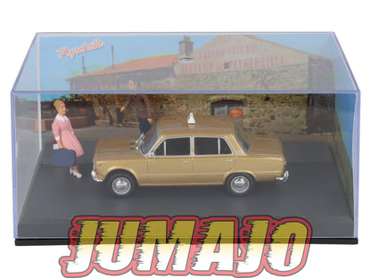NB80 Voiture IXO 1/43 Diorama Route bleue LADA 1200 Taxi