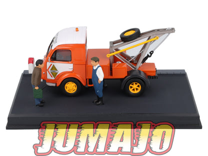 NB9 Voiture IXO 1/43 Diorama Route bleue RENAULT Galion Goelette le dépannage