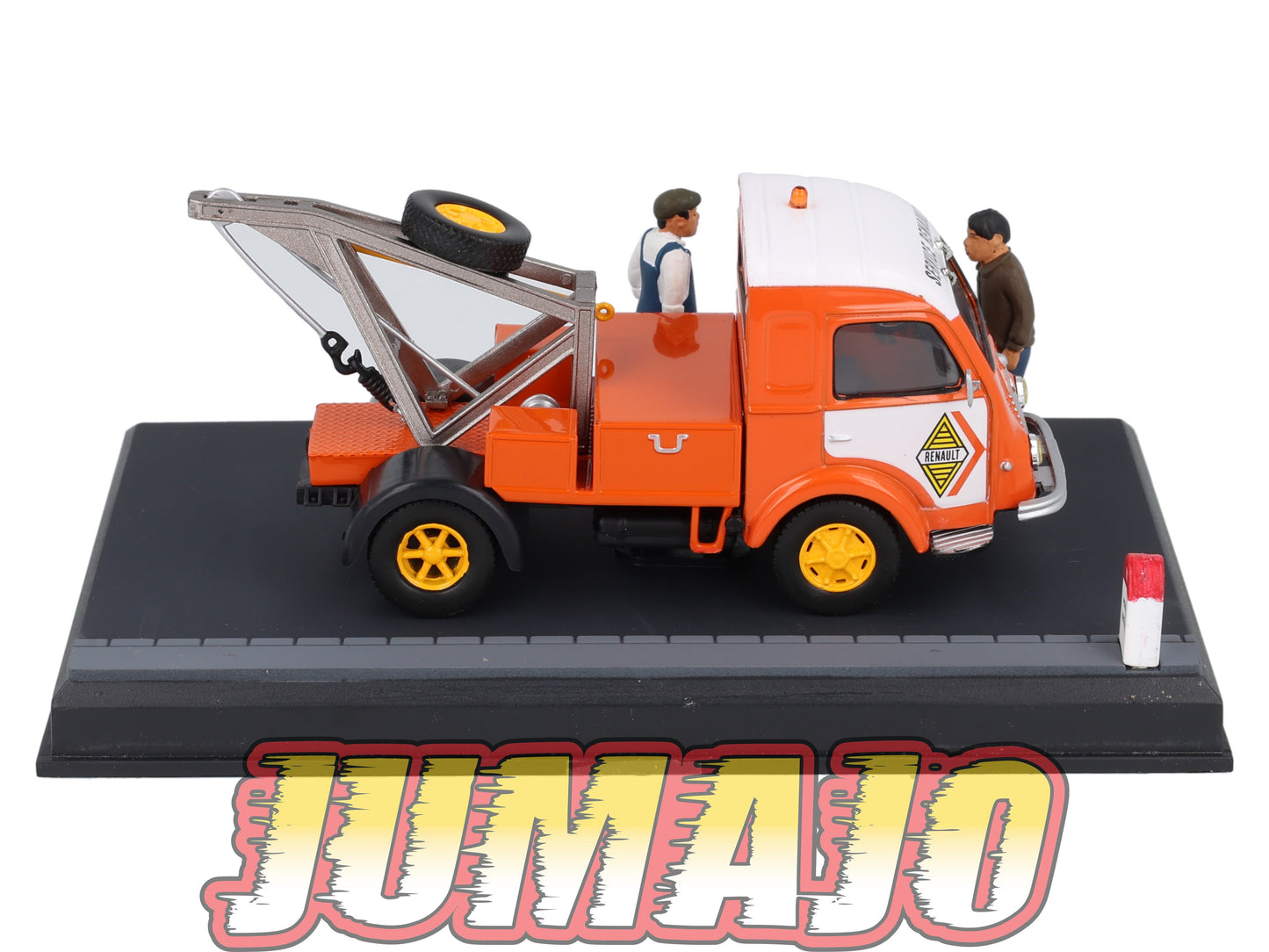 NB9 Voiture IXO 1/43 Diorama Route bleue RENAULT Galion Goelette le dépannage