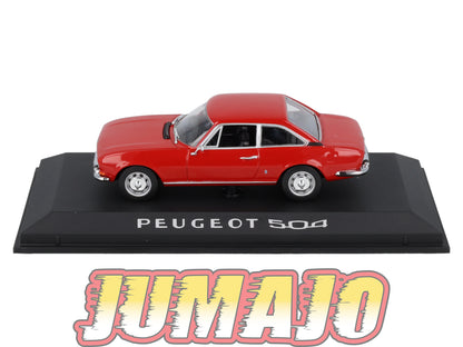 NOR9 voiture 1/43 NOREV : PEUGEOT 504 coupé rouge MIB
