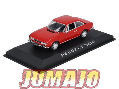 NOR9 voiture 1/43 NOREV : PEUGEOT 504 coupé rouge MIB