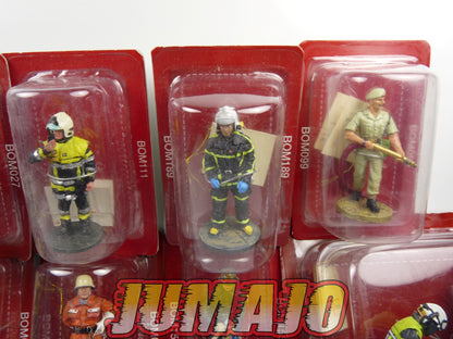 P21 lot de 10 SOLDATS POMPIERS DEL PRADO 1/32 ALL FRA UK BEL